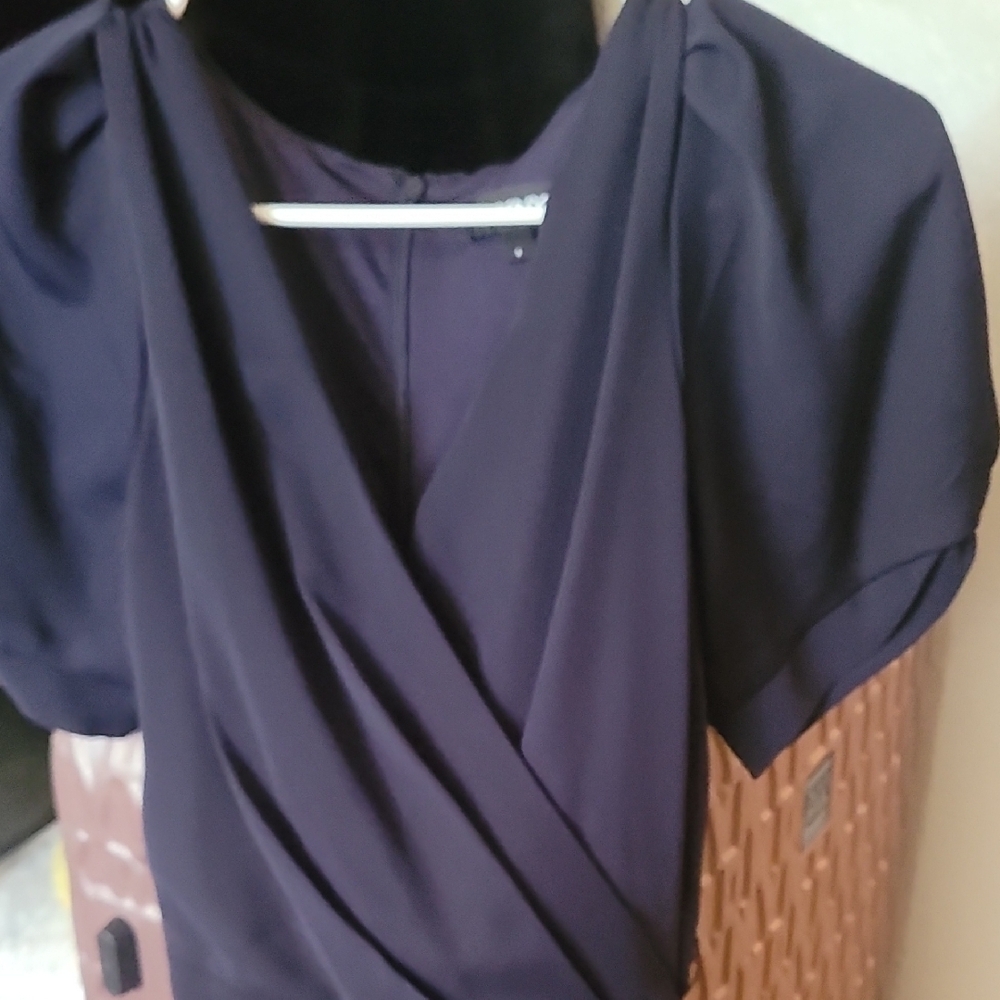 DKNY Navy Midi Dress